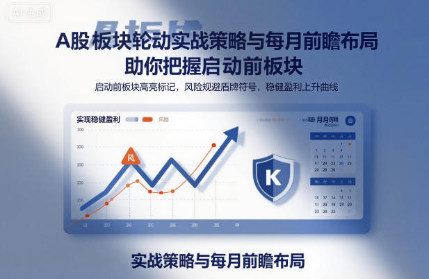 A股板块轮动实战策略与每月前瞻布局，助你把握启动前板块，规避风险，实现稳健盈利-清远网